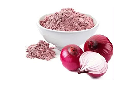 Dehydrated onion powder pink
